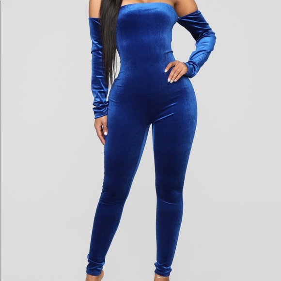 Fashion Nova Other - Velvet Jumpsuit